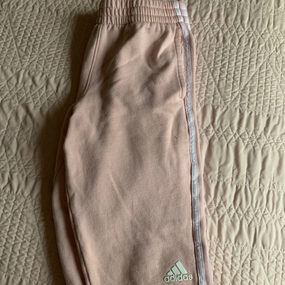 Adidas Girl’s Medium Light Pink Jogger